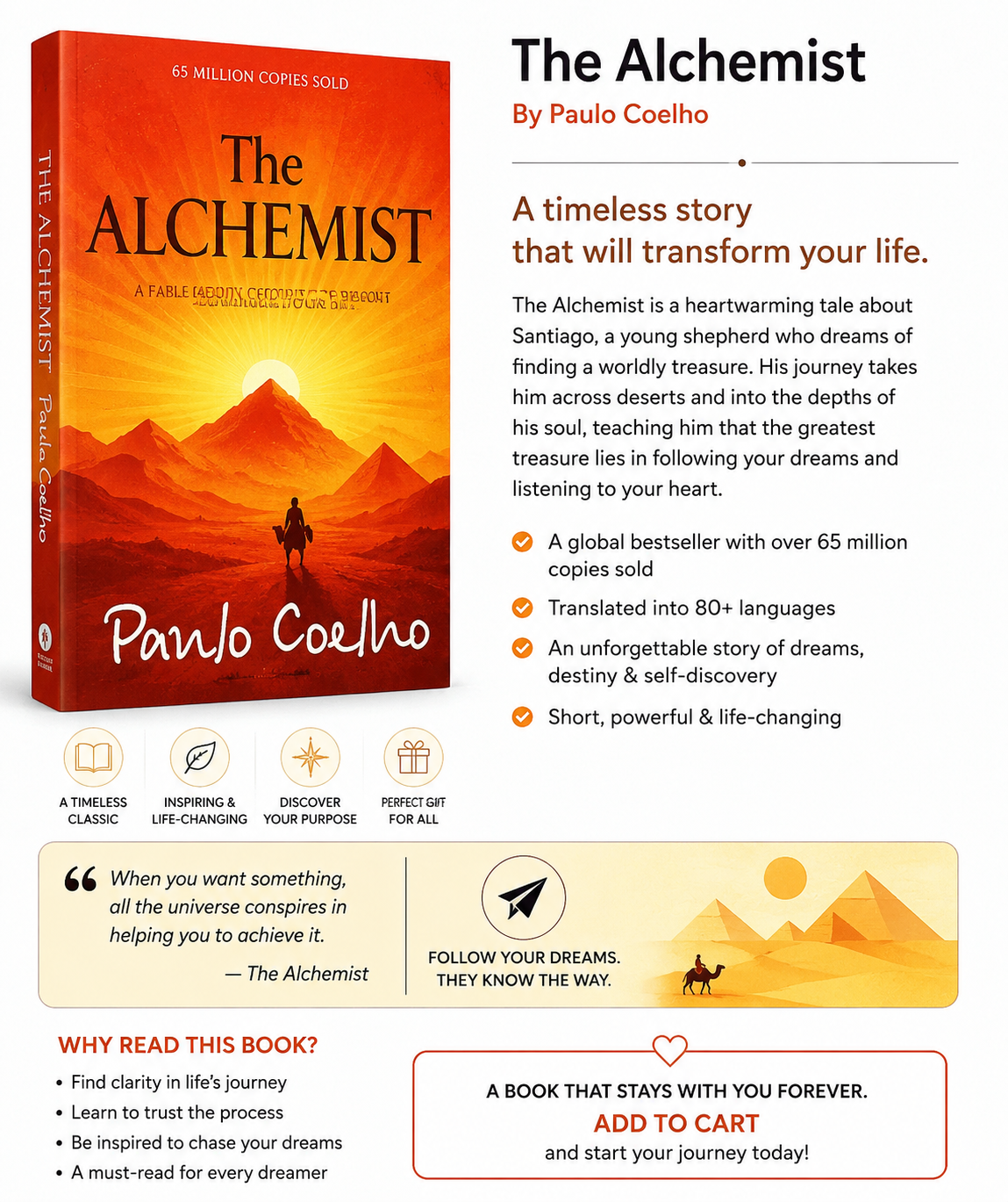 THE ALCHEMIST by Paulo coelho