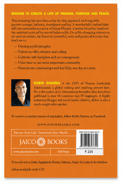 THE MONK WHO SOLD HIS FERRARI -Robin sharma